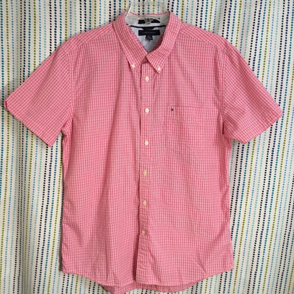 Tommy Hilfiger Button up Mens Shirt XL City Poplin